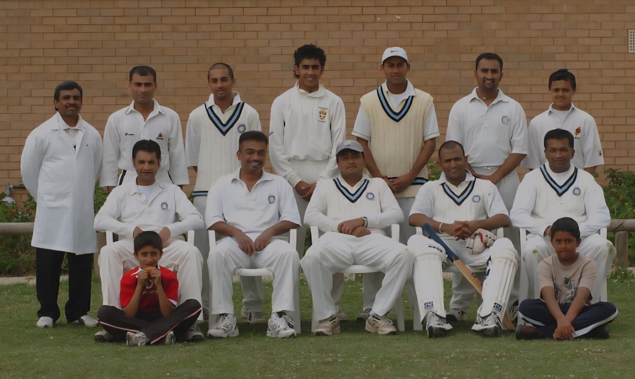 Wellingborough Indians Cricket Club team photo from the 2000s