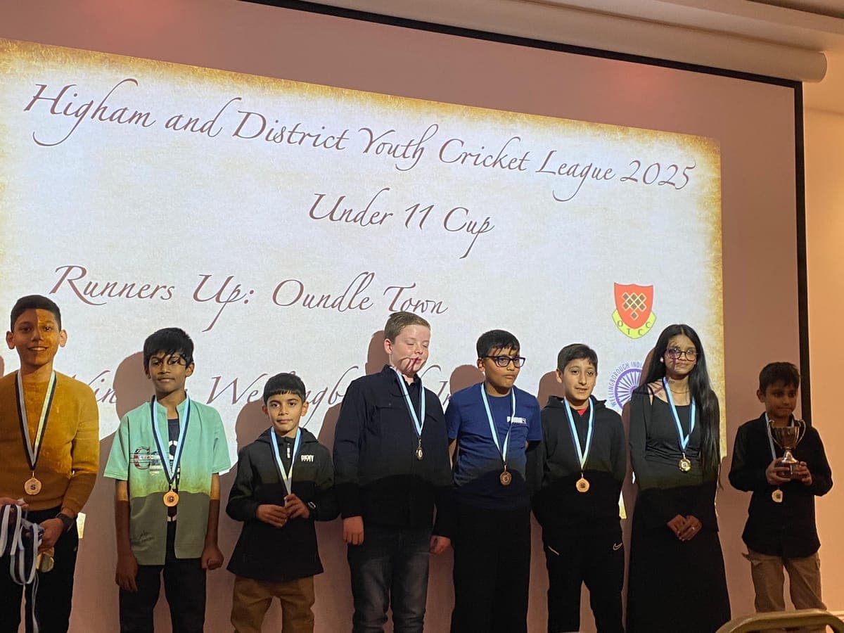 WICC U11s at the Higham & District Youth League presentation evening